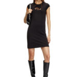 diesel d-angiel dress woman black