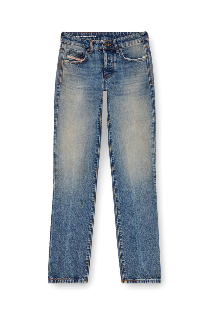 DIESEL WOMENS REGULAR JEANS 1989 D-MINE BLUE - Image 4