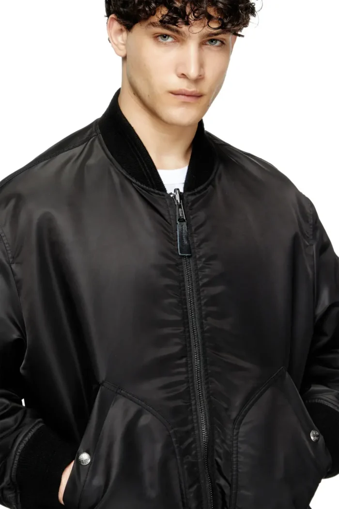 DIESEL Bomber in padded nylon with Oval D - Image 3