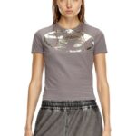 DIESEL WOMANS T-SHIRT T-ANCUTIE-LONG-P14
