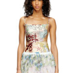 DIESEL Bodysuit with tattoo print t-assa