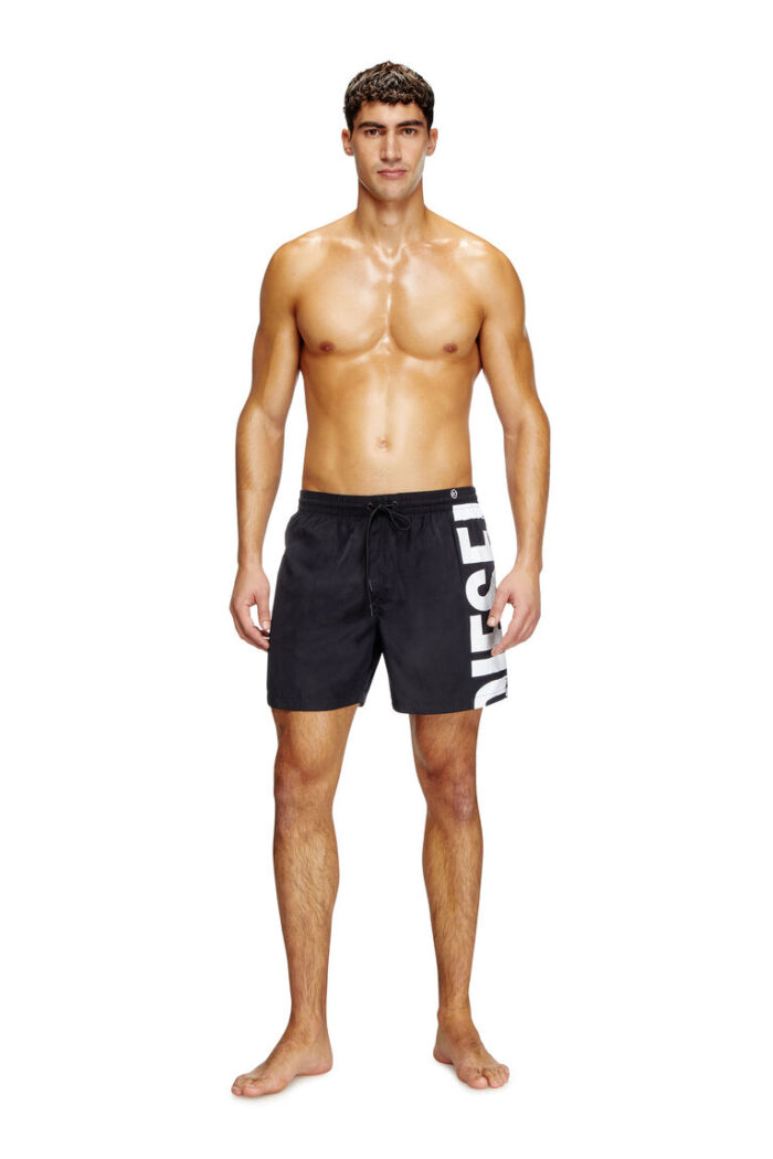 DIESEL Mid-length swim shorts with maxi logo rio-41-d-core - Image 4