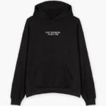 KAOTIKO BLACK HOODIE SUD CAP WASHED BUSY CUPID