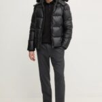 GUESS STRETCH PUFFA JACKET BLACK