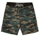 BASEHIT MENS SWIMWEAR CAMO BLACK