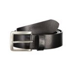 GUESS DISTRESSED BELT LEATHER BLACK