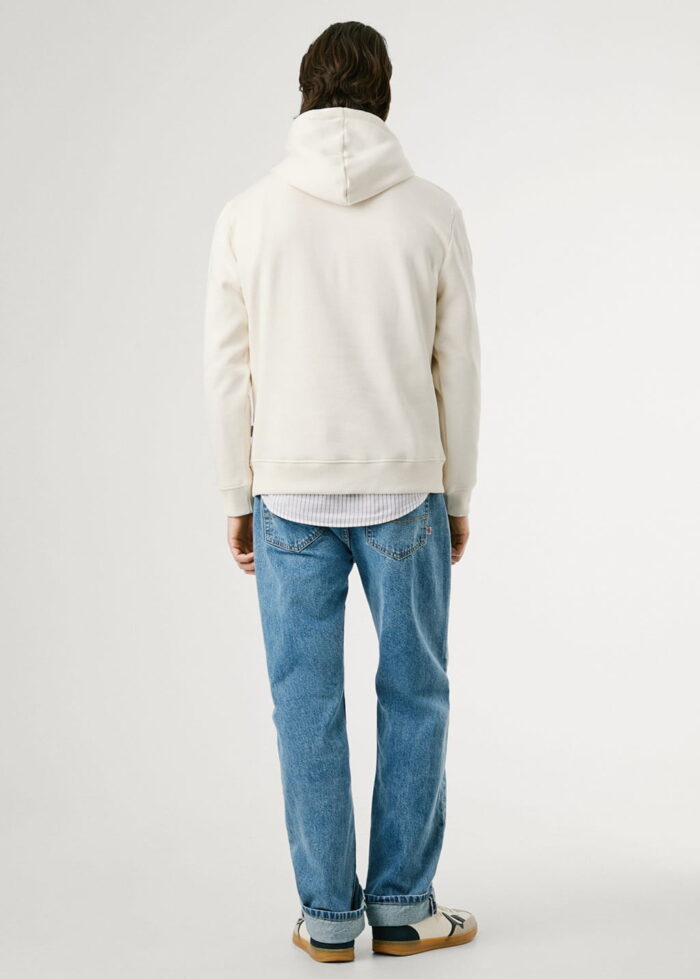 PEPE JEANS MENS HODDIE CREAM - Image 4