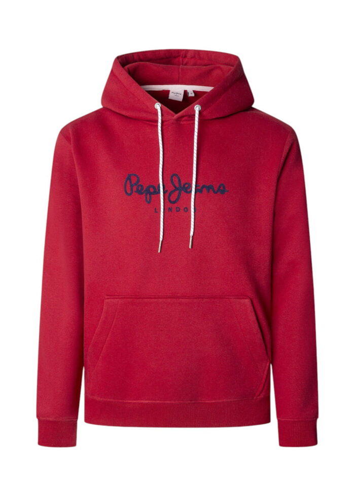 PEPE JEANS MENS HODDIE RED - Image 2