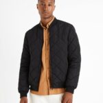 CELIO MENS JACKET CAPITONE CUPREM NOIR