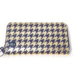 MI-PAC Zip Purse Houndstooth Navy/Gold Πορτοφόλι