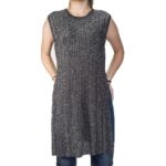 DIESEL WOMAN TOP M-LUXI (00S5AC-0CARG) SILVER