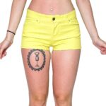 Diesel 55 Shorts Γυναικείο Yellow