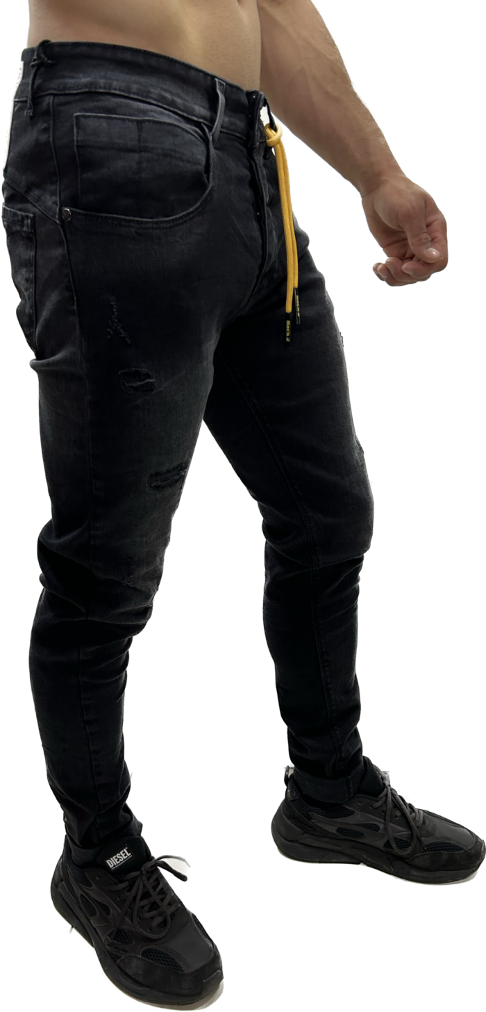 BACK2JEANS DENIM PANTS FOR MEN N7A LOOSE FIT - Image 2