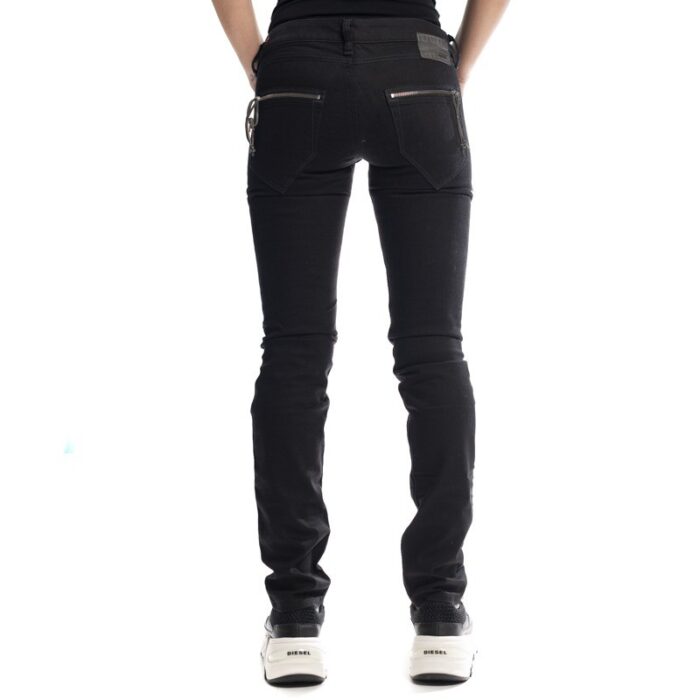 DIESEL WOMAN JEAN CLUSH BLACK SLIM - Image 5
