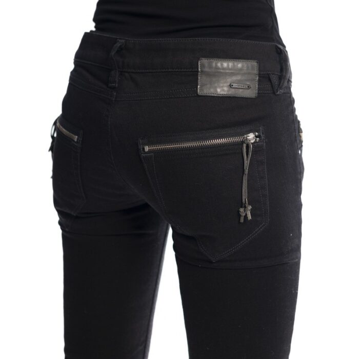 DIESEL WOMAN JEAN CLUSH BLACK SLIM - Image 4