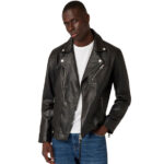 Guess mens leather jacket perfecto