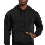 GUESS MENS HOODIE WITH LOGO GREY