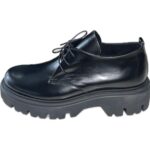 MAINSTONE MENS SHOES FLORENTINE LEATHER BLACK