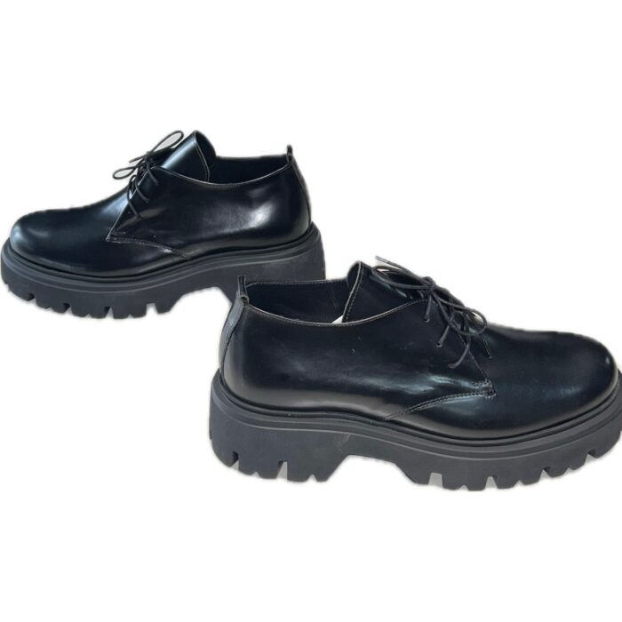 MAINSTONE MENS SHOES FLORENTINE LEATHER BLACK - Image 2