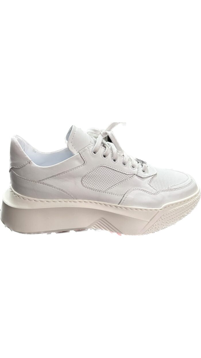 MAINSTONE MAN SHOES SNEAKERS WHITE LEATHER - Image 2
