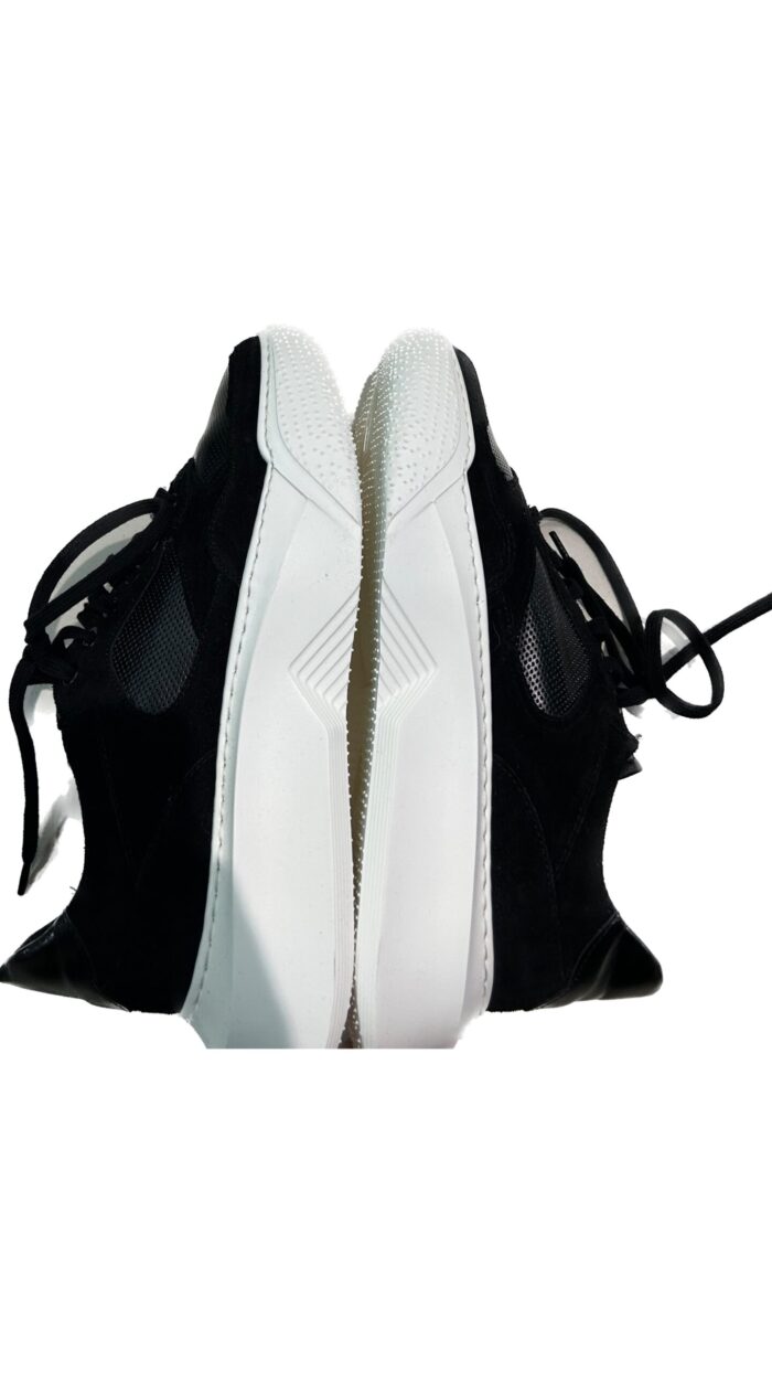 MAINSTONE MAN SHOES SNEAKERS BLACK LEATHER - Image 4