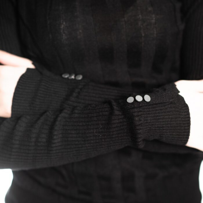 PEPE JEANS WOMANS LUPE BLACK  ΖΙΒΑΓΚΟ - Image 4