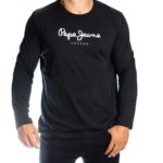 PEPE JEANS ΑΝΔΡΙΚΟ ΜΑΚΡΥΜΑΝΙΚΟ EGGO LONG BLACK