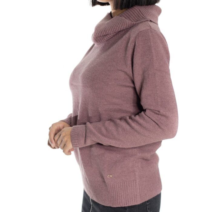 YES-ZEE WOMANS KNIT ΖΙΒΑΓΚΟ WINE (M025/LB00/0437) - Image 4