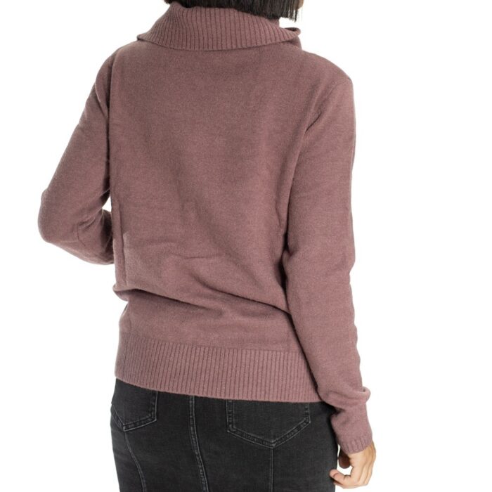 YES-ZEE WOMANS KNIT ΖΙΒΑΓΚΟ WINE (M025/LB00/0437) - Image 2