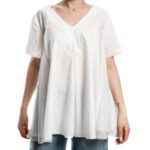 OZAI N KU WOMANS TOP WHITE