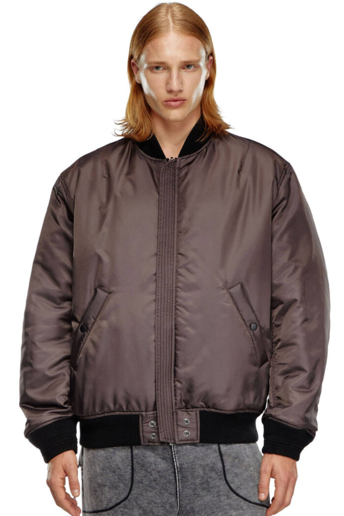 DIESEL Bomber in padded nylon with Oval D - Image 5