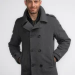 PETROL MENS COAT GREY