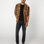 GUESS MENS WOOL JACKET KNIT