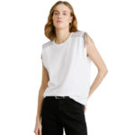 PEPE JEANS VATIANA TOP WHITE WOMANS