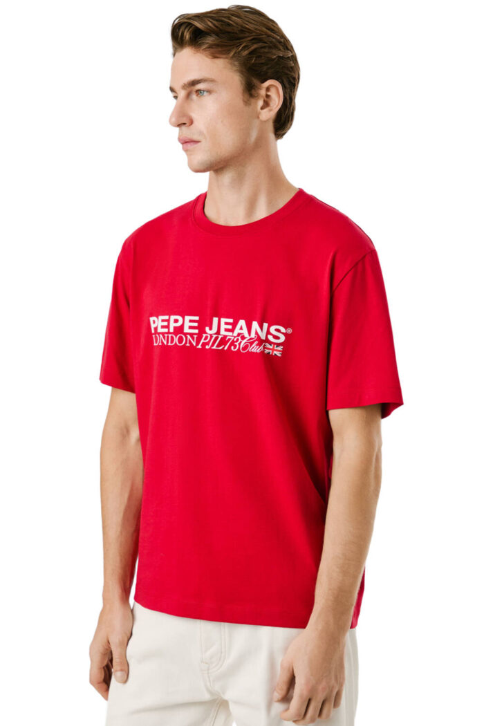 PEPE JEANS MATTHEW MENS T-SHIRT RED - Image 2