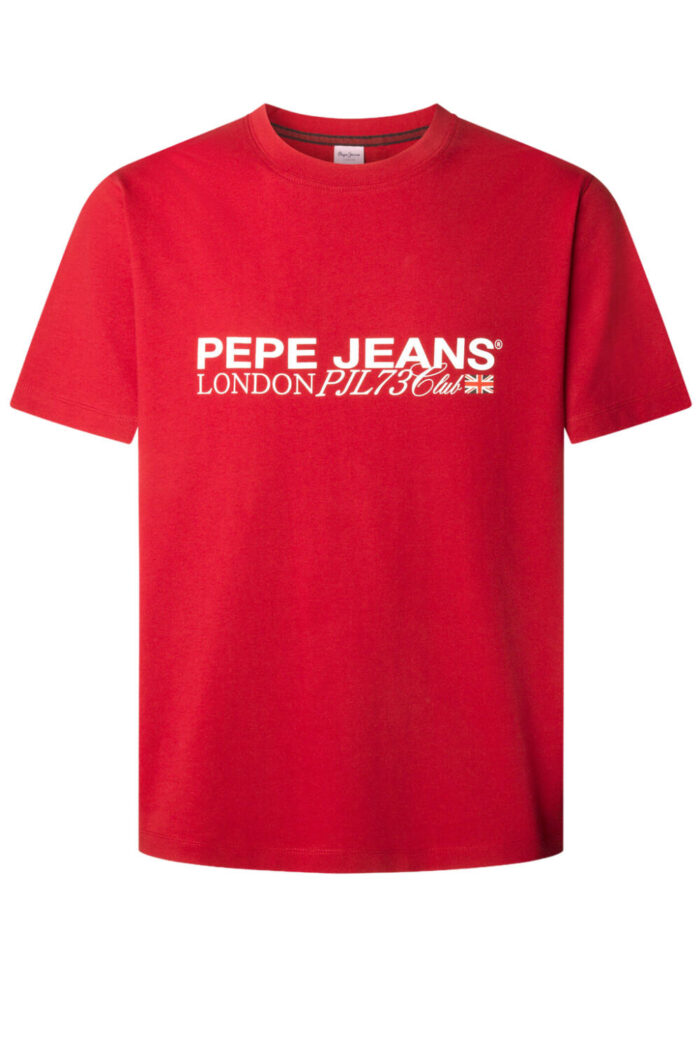 PEPE JEANS MATTHEW MENS T-SHIRT RED - Image 4