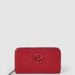 PEPE JEANS KATE ZIPPED WALLET WOMANS RED