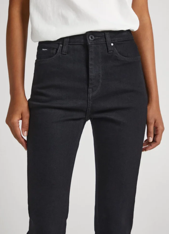 PEPE JEANS WOMANS JEAN DION FLARE BLACK - Image 3