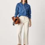 PEPE JEANS WOMANS JEAN LEXA SKY WIDE FIT HIGH WAIST