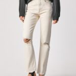 PEPE JEANS WOMANS JEAN CELYN ECRU STRAIGHT FIT