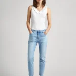 PEPE JEANS WOMANS TAPER LIGH BLUE JEANS