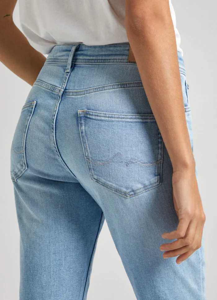 PEPE JEANS WOMANS TAPER LIGH BLUE JEANS - Image 3