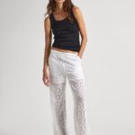 PEPE JEANS MAGGY WHITE PANTS