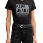 PEPE JEANS WOMANS T-SHIRT BERNADETTE BLACK