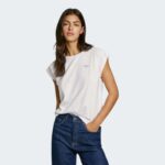 PEPE JEANS BLOOMA WHITE T-SHIRT