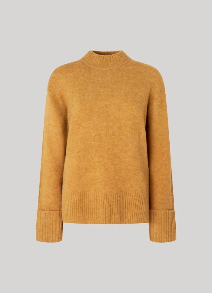 PEPE JEANS TURTLENECK JUMPER CAMEL BEIGE - Image 4