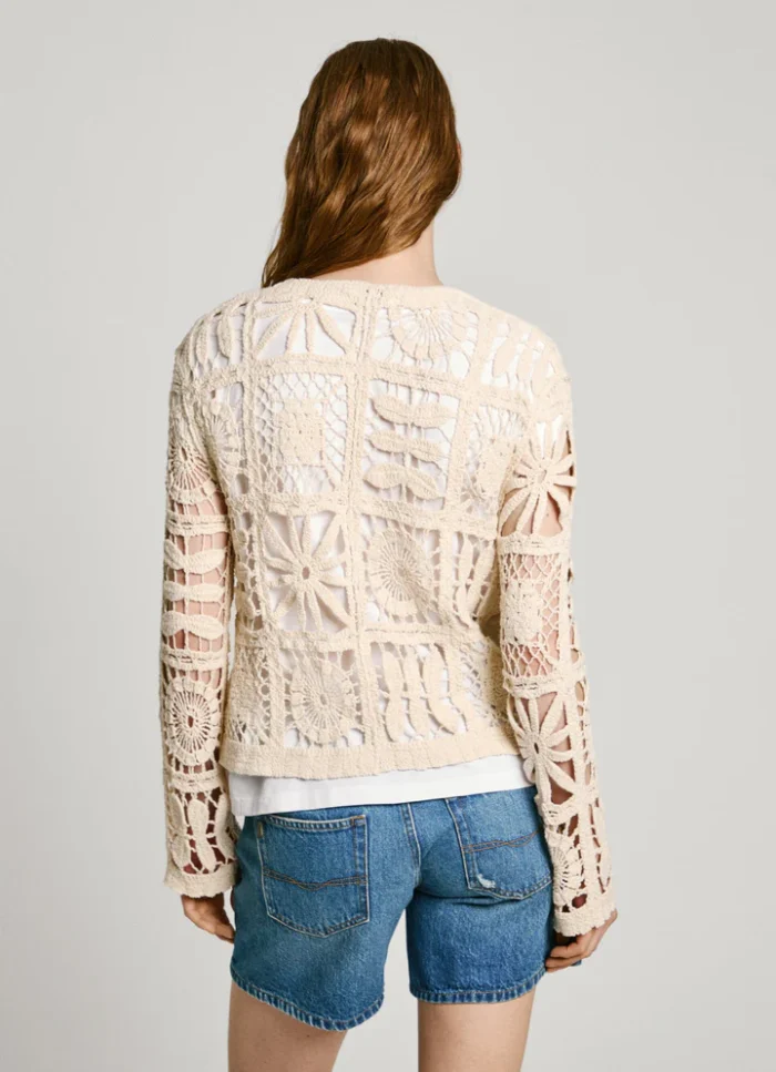 PEPE JEANS Γυναικεία Πλεκτή Ζακέτα Olympia - Image 2