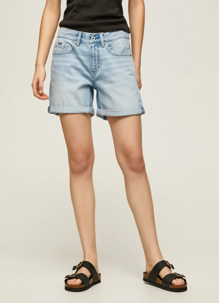 PEPE JEANS WOMANS SHORTS MABLE BOYFRIEND - Image 3