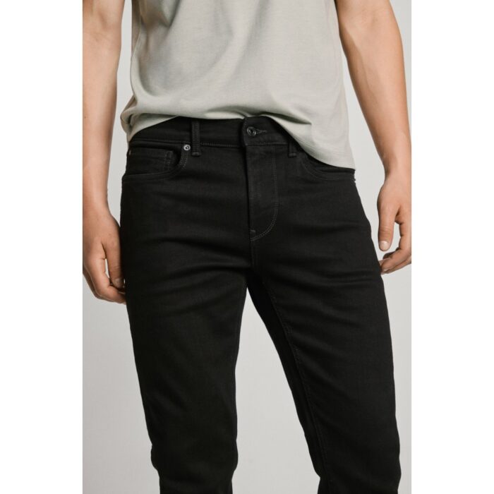 PEPE JEANS MENS SLIM JEANS HATC BLACK - Image 3