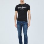 PEPE JEANS ORIGINAL STRETCH BRANDED BASIC T-SHIRT
